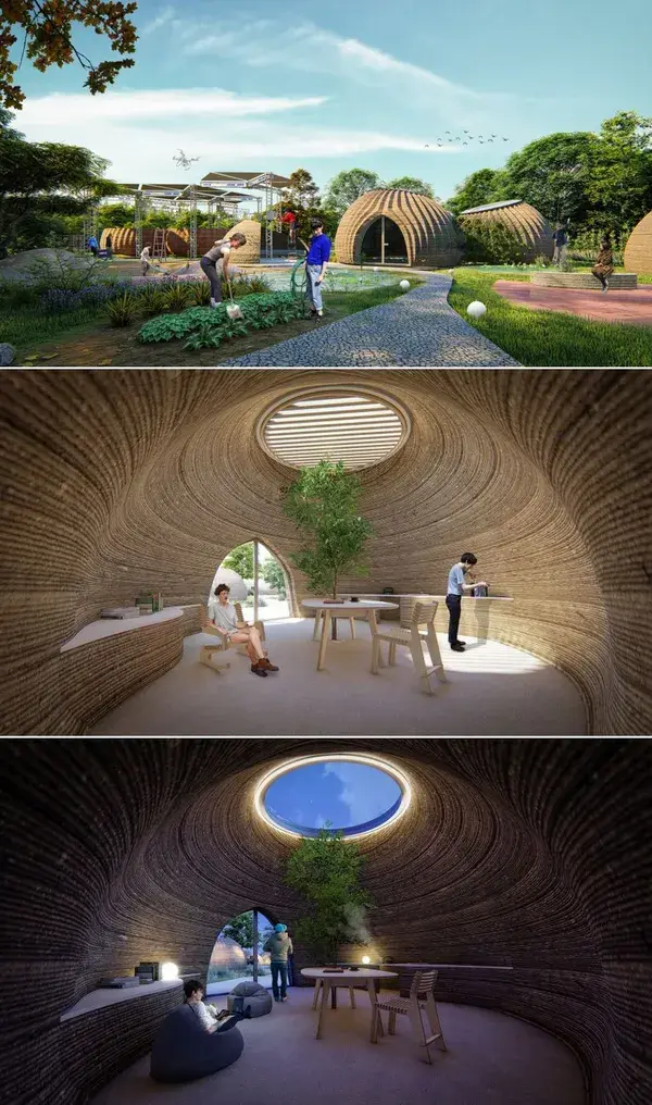 WASP 3D Printed Mud House in Italy is Zero-Waste Building 