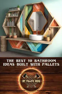 Top 50 amazing bathroom furniture made with pallets and scrap wood