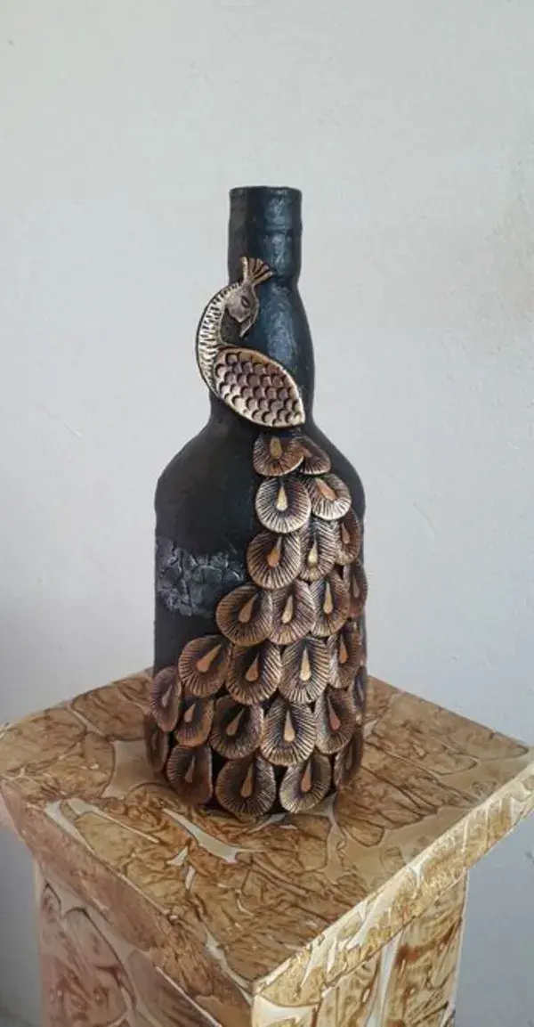 ,glass bottle painting patterns ,glass painting designs ,how to use acrylic paint on glass bottles ,