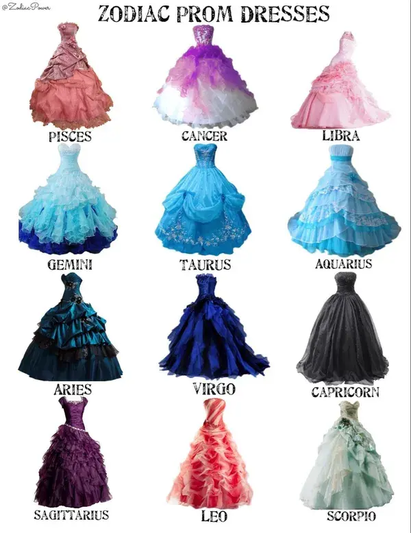 ~👗Zodiac Prom Dresses👗~