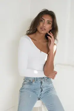 DANI BODYSUIT - WHITE - M/L