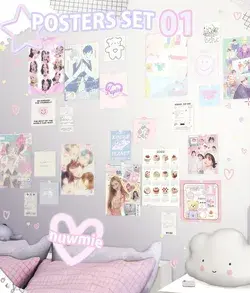 kpop/jpop posters set by nuwmie