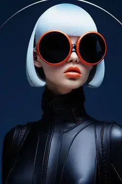 Futuristic glasses