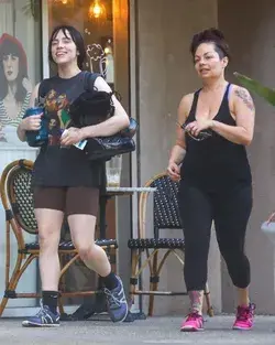 Billie with her physical therapist was spotted in Los Angeles