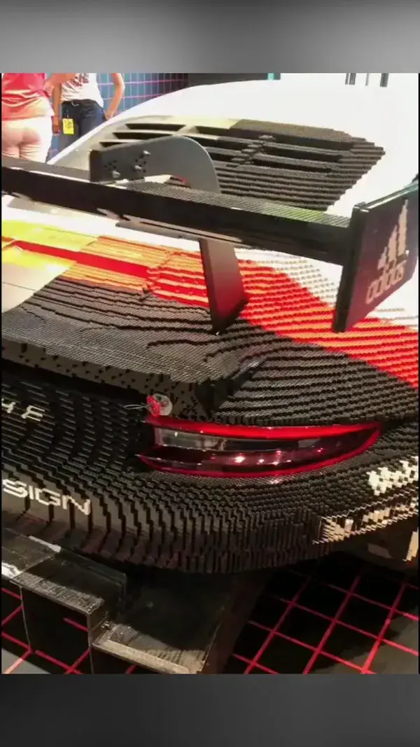 Lego Porsche car model