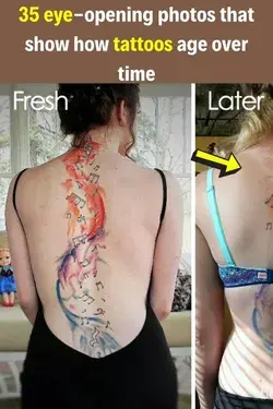 35 eye-opening photos that show how tattoos age over time