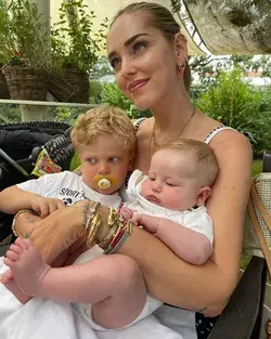 Chiara Ferragni, Leo and Vittoria