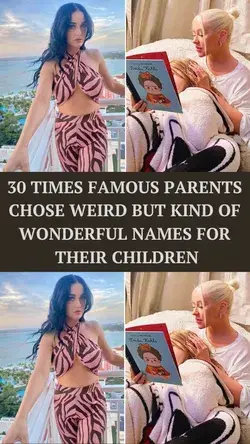 30 Times Famous Parents Chose Weird But Kind Of Wonderful Names For Their Children