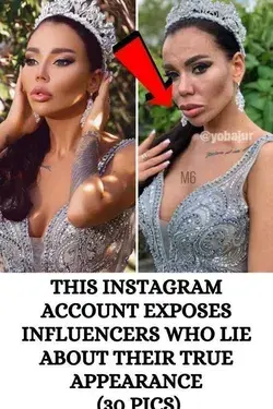 This Instagram Account Exposes Influencers Who Lie About Their True Appearance (30 Pics)