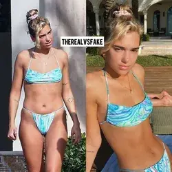 Dua Lipa: Reality vs Instagram