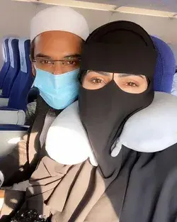 Sana Khan with Husband Mufti Anas Saiyad