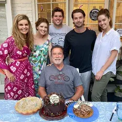 Arnold Schwarzenegger’s love child Joseph Baena appears to skip dad’s birthday bash attended by actor’s ex Maria Shriver