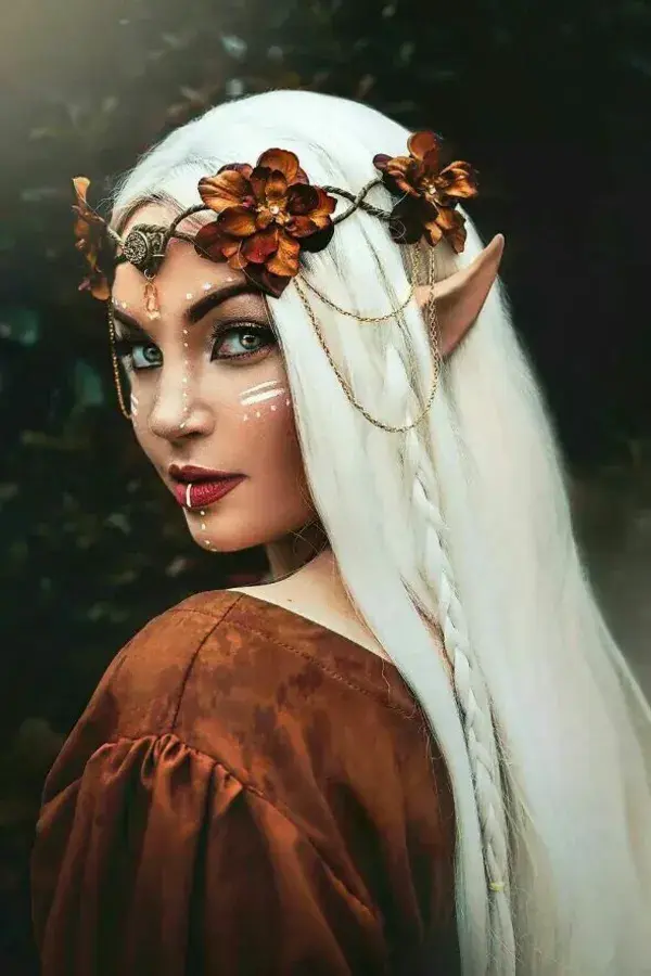 fabulous costume | Elven cosplay, Fairy makeup, Elf costume