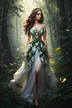 Princess in the woods