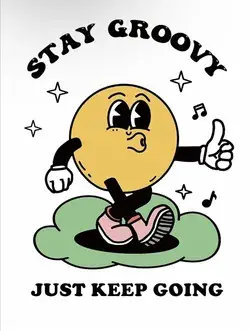 Stay groovy poster amazon