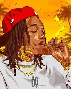 wiz khalifa fan art