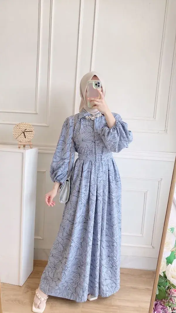 Summer Blue Dress for Girls