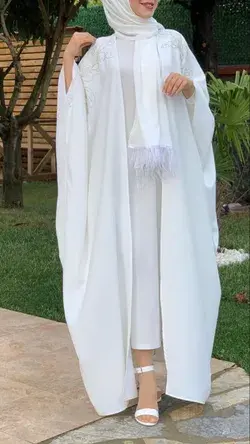 White abaya