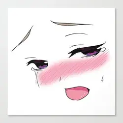 Canvas Print | Ahegao by Oneredfox - Medium - Society6