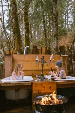 Soak in the Forest | Epic Outdoor Tubs