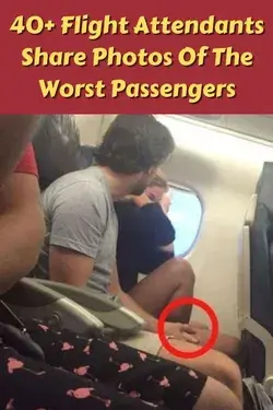 40+ Flight Attendants Share Photos Of The Worst Passengers