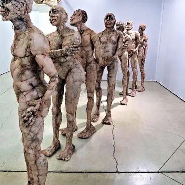 Anne Bothuon Textile sculpture