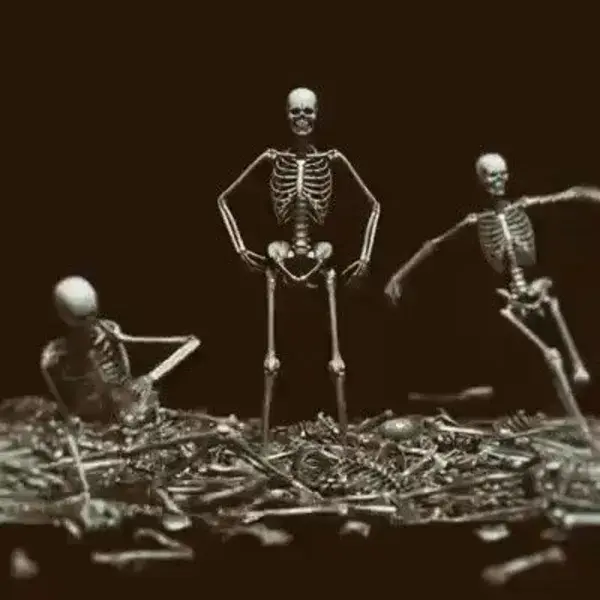 Halloween skeletons 