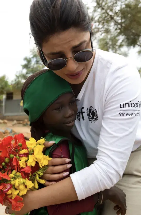 Priyanka Chopra with her daughter