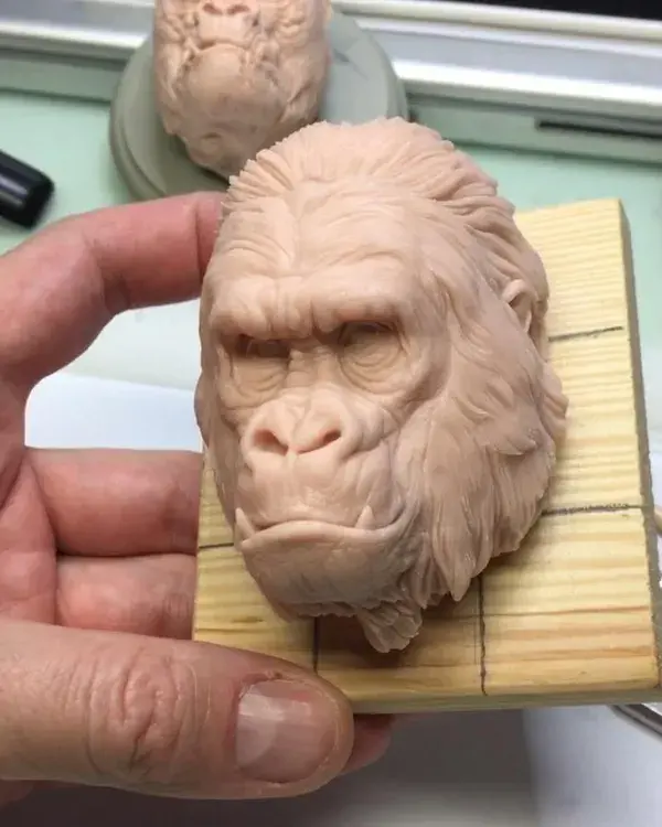 Tomek Radziewicz/Fur Gorilla face