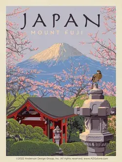 Japan Vintage Travel Poster