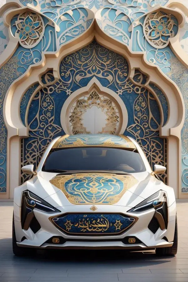 Ai futuristic Arabic car design