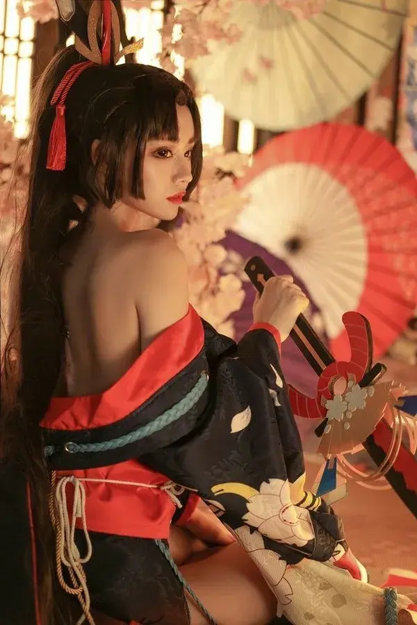 Japanese kimono beauty