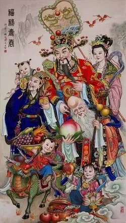 Fu Lu Shou 福祿壽