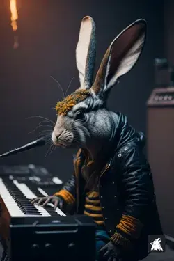 The Punk Rockstar Rabbit