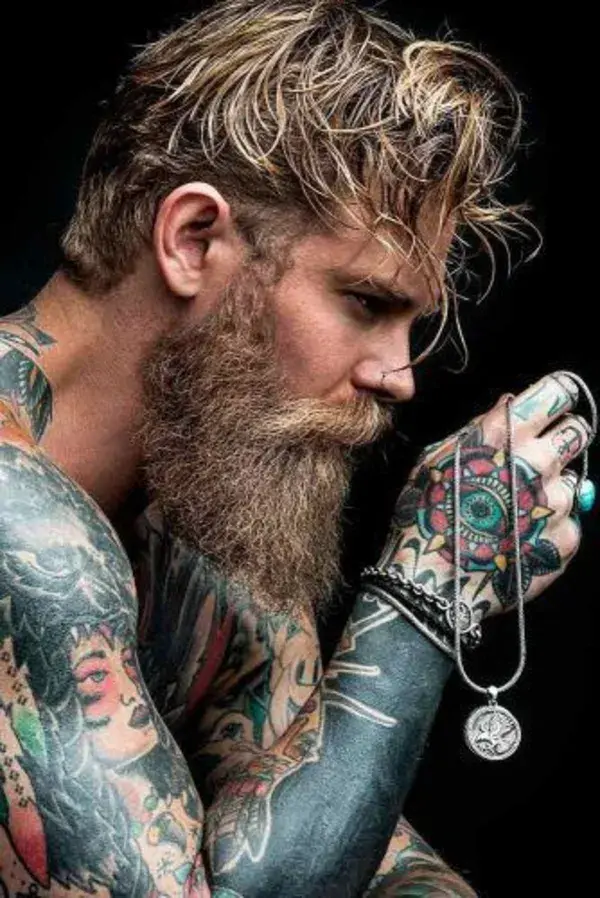 Latest Beard Tattoos Styles For Man 2022