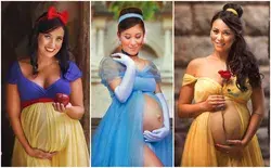 Magical Maternity Photo Shoots Turned These Expectant Moms Into Disney Princesses