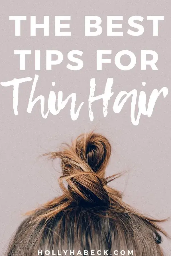 Hairstyles for Thin Hair — Messy Bun Tutorial