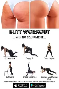 Butt workout without equipment