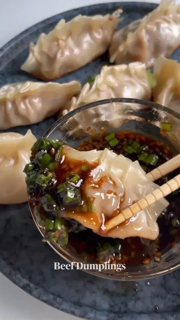 Amazing Crispy & Juicy Beef Dumplings 🥟- A simple recipe for a great meal!! enjoy🥰