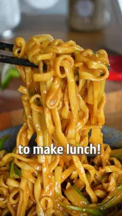 5min peanut noodles 🍜