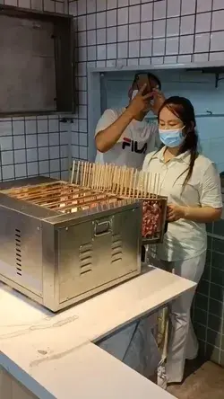 Next-level kebabs machine.
