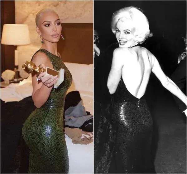 Kim Kardashian brags about buying & stretching out another Marilyn Monroe dress