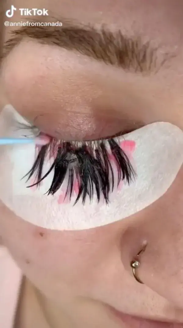 Beauticians share the worst lash disasters ever including a set so heavy they tore off a woman’s lashes leaving her bald