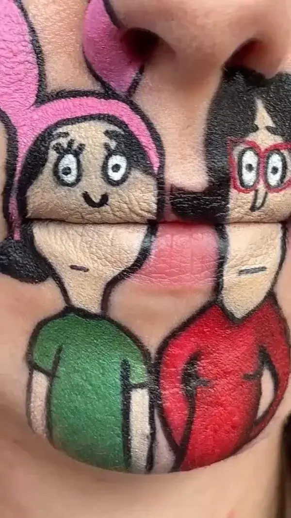 Bob's Burgers Lip Art