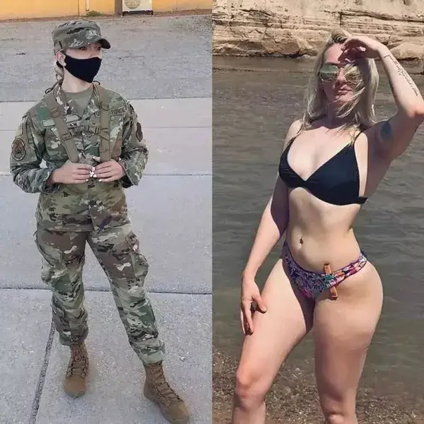 She can do both 🔥🔥😍💪