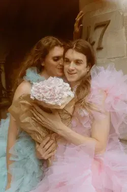 A Queer Wedding that Challenges Gender - Tulle Dress