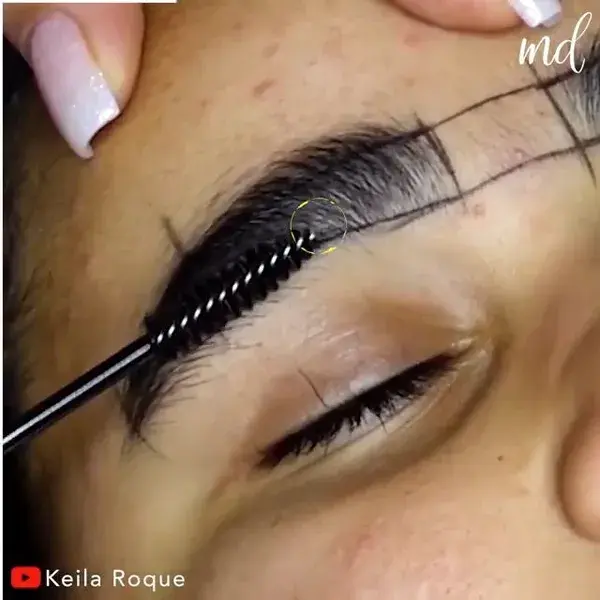 This before and after shot of these brows will blow your mind!