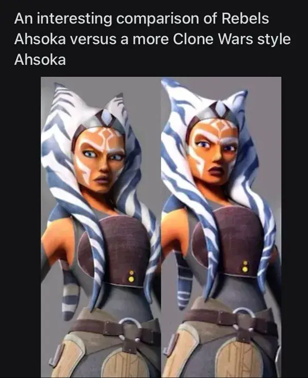 Rebels Ahsoka in Clone Wars Style