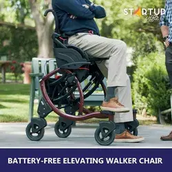 Battery-free Elevating Walker Chair