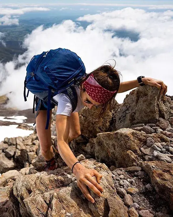 Hiking a Mountain 